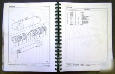 Timberjack 560/660 skidders ops/service/parts manuals