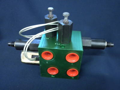 Valve hydraulic valve with 12 volt dc coil 