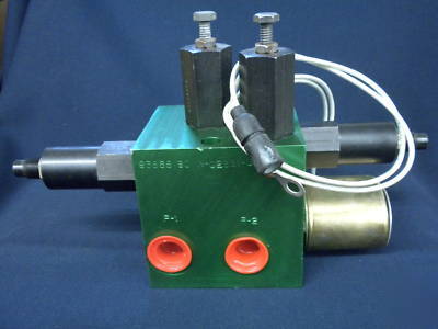 Valve hydraulic valve with 12 volt dc coil 