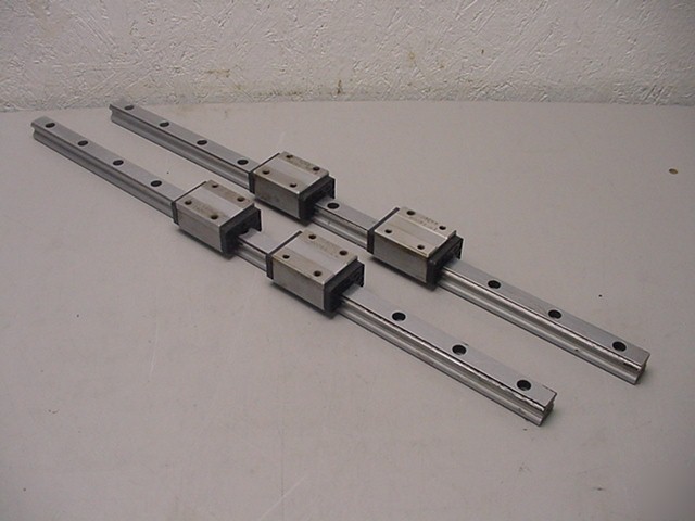 2 thk 60091 cnc linear rails 4 ball bearings 25 1/2