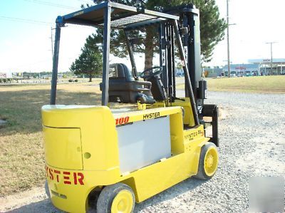2002 hyster E100XL3 10,000 lb electric forklift 10000 