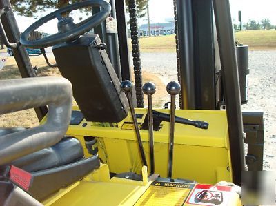 2002 hyster E100XL3 10,000 lb electric forklift 10000 