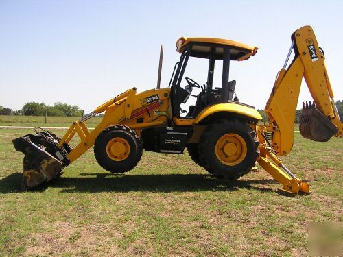 2004 jcb 214 extenda hoe 4X4 with a 4 in 1 front bucket