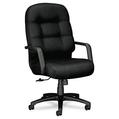 2090 pillow-soft exe high chair black fabric/black base