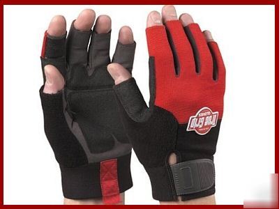 3 prs pack true grip agil mechanics work gloves, xl