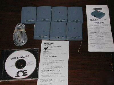7 omega nomad om-iq-temp dataloggers, software, cable