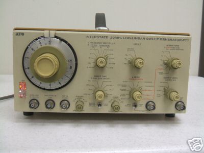 Ato interstate 20MHZ log-linear sweep generator- f 77