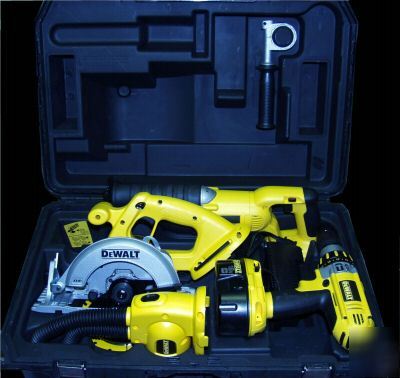 Dewalt 4PC kit DC4PAKA 18V volt cordless tool kit