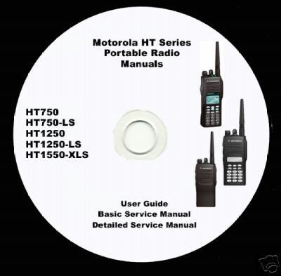 Motorola HT750 HT1250 HT1550, ht mtx pro manual on cd