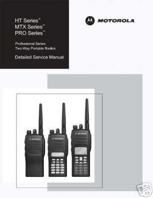 Motorola HT750 HT1250 HT1550, ht mtx pro manual on cd