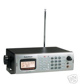 New radio shack pro 2055 triple-trunking radio scanner-- 