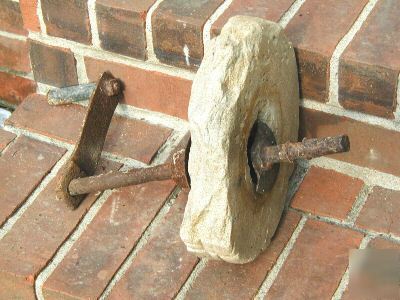 Old hand grinding wheel use in 1930's 