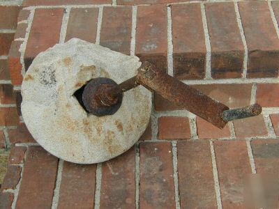 Old hand grinding wheel use in 1930's 