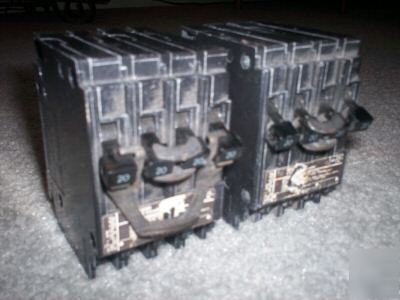 Siemens 20 amp quad 2 pole circuit breaker (set of 2)