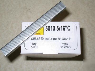 Staples - similar to duofast 5010C 5/16
