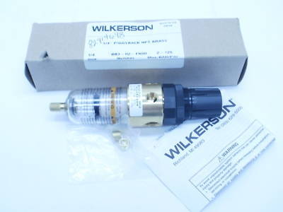 Wilkerson BB3-02-FK00 1/4 piggyback filter regulator D3