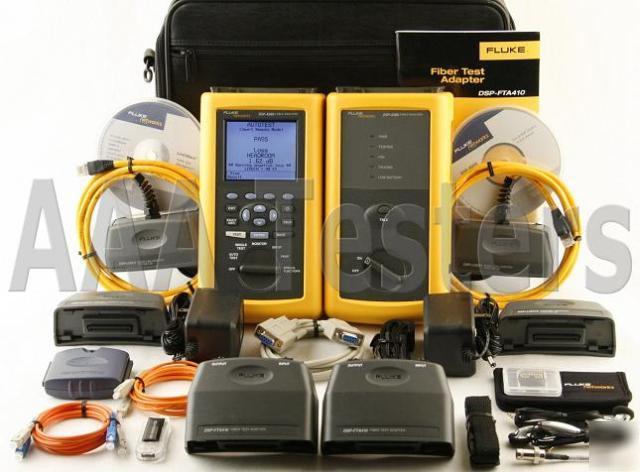 Fluke dsp-4100 CAT6 DSP4100 FTA440 mm fiber dsp-FTA440