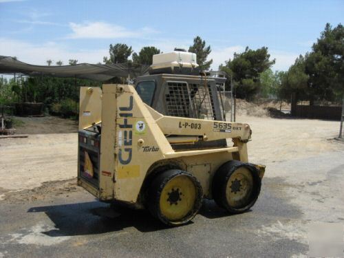 Gehl 5635 dxt hi flo skid steer loader deisel engine