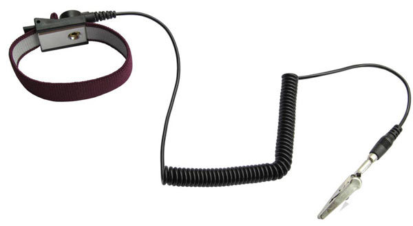 Esd safe anti static wrist strap 6FT ground cord maroon