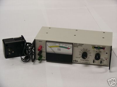 Ets 872 wide range resistance meter