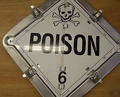 Hazmat placard signs 12-in-1,semi-truck,welding,vehicle