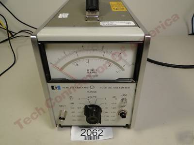 Hp 400E ac voltmeter agilent 400E hewlett packard 400E