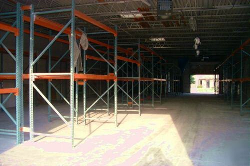 Interlake pallet racking 70 10' uprights & 280 8' beams