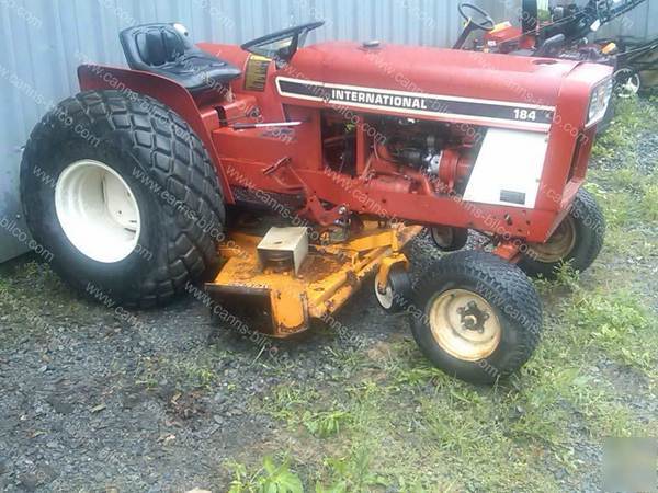 International 184 lo-boy tractor with mower