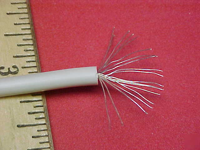 Itt high voltage white silicon tesla coil wire 15KV hv