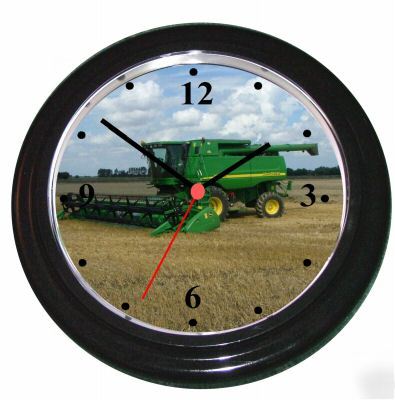 John deere sts in a wall clock 