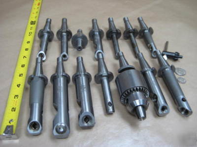 Lot ( 14 ) microbore devlieg boring bar tool holder