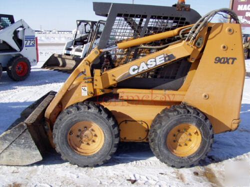 New 2002 case 90XT/high flow/2 speed/ tires/low hours 