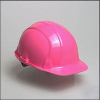 New hot pink hard hat hi-viz ansi/osha hardhats