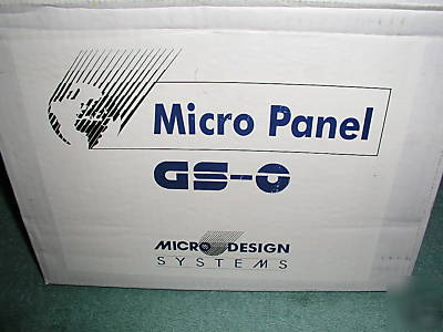 New micro design micro panel gs-0 touchscreen hmi sig