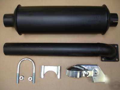 New nelson TYPE1 standard line round muffler w/tailpipe