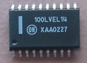New on MC100LVEL14 3.3V ecl 1:5 clock distribution chip