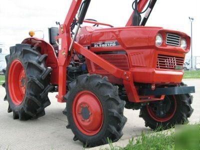 Nice zen-noh 31HP 3CYL 4X4 tractor & loader low 