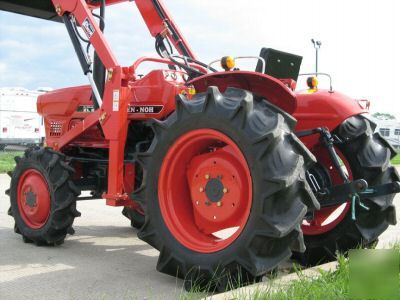 Nice zen-noh 31HP 3CYL 4X4 tractor & loader low 