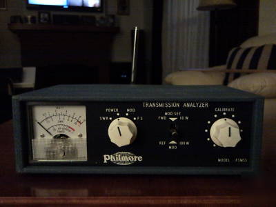 Philmore fsm-55 power, vswr, field, modulation meter