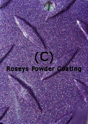 Violeta purple sparkle metallic dormant powder coating 