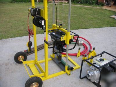 Hydrotechpro portable water well (bore hole) drill rig