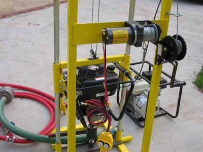 Hydrotechpro portable water well (bore hole) drill rig