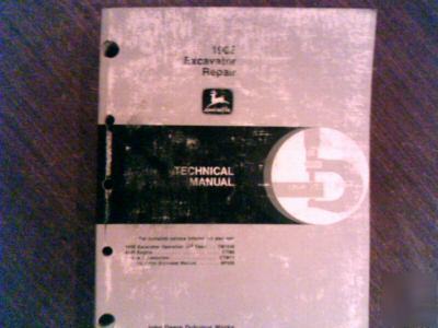 John deere 190E excavator tech manual set