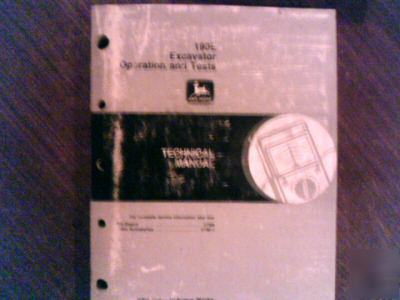 John deere 190E excavator tech manual set