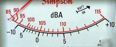 Like new simpson sound level meter & calibrator in box 