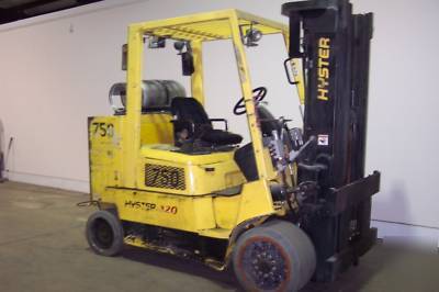 2004 hyster 12000 lb forklift lp gas 162