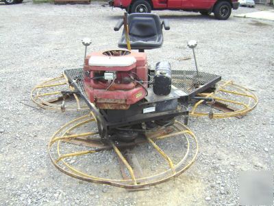 Aarow master riding 8' concrete power trowel ohio n/r