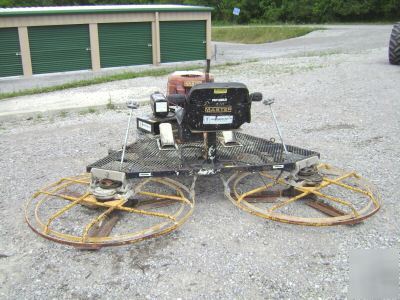 Aarow master riding 8' concrete power trowel ohio n/r