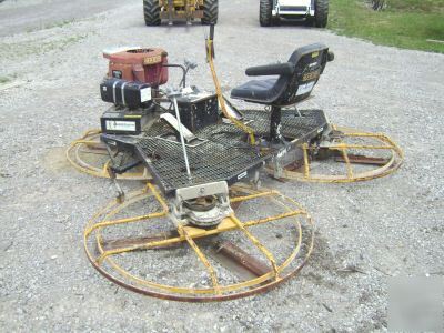 Aarow master riding 8' concrete power trowel ohio n/r