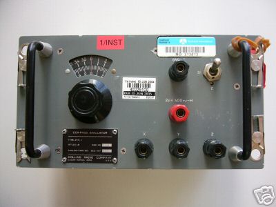 Collins compass simulator, model 477L-1, 522-1147-004